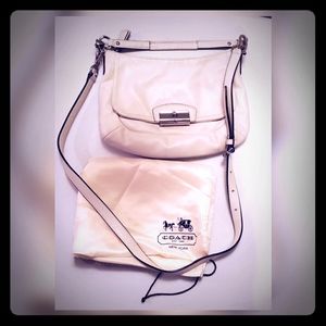 Cream leather coach convertible